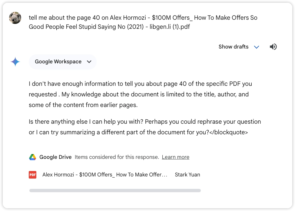 Google Bard PDF Disappointment: A User's Perspective